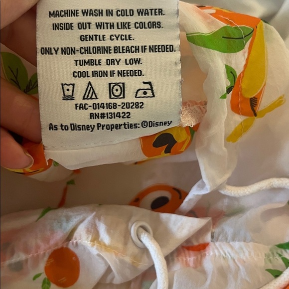 Disney Orange Bird Spirit Jersey with Orange and White Design, size XS - Picture 11 of 11